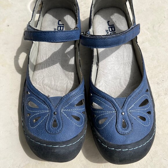 JBU Mary Jane's Blue 8.5 - Picture 1 of 6